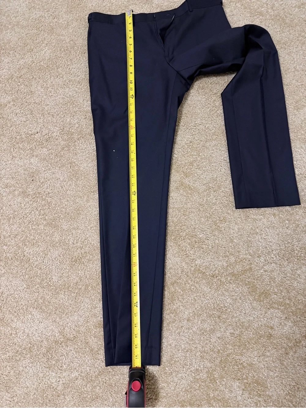 Burberry Navy Wool Three-piece suit